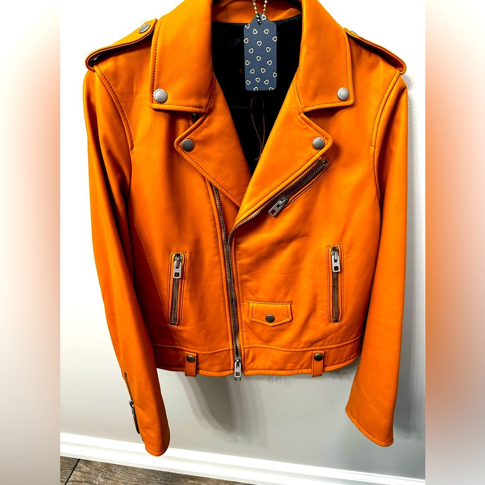 Coach Moto Leather Jacket